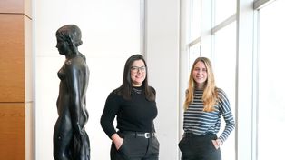 Anahí Cilenzo y Elena Caldani, la nueva generación de cirujanas del Heca.