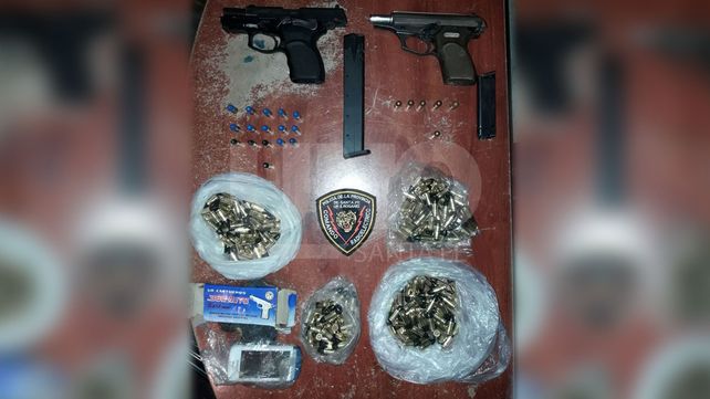 Los atraparon, luego de un tiroteo con dos armas y más de 200 balas de guerra