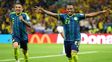 Campaz metió el primer gol de un jugador de Central en un Mundial