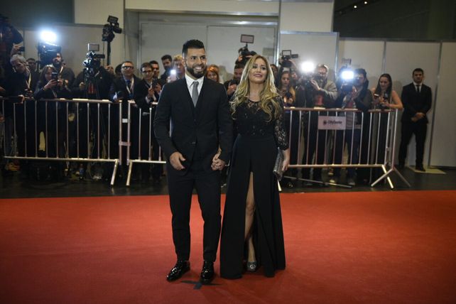 Sergio Agüero y la Princesita Karina. 