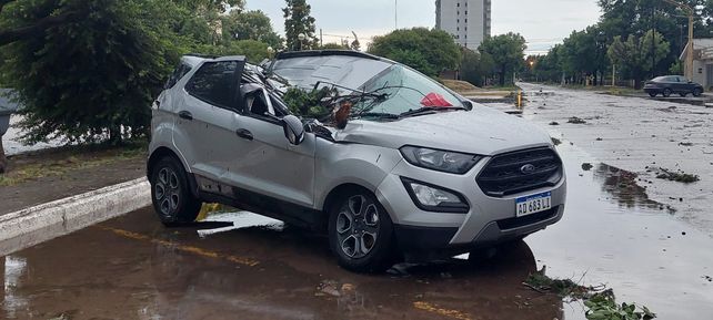 Cuantiosos daños dejó la tormenta en el sur provincial