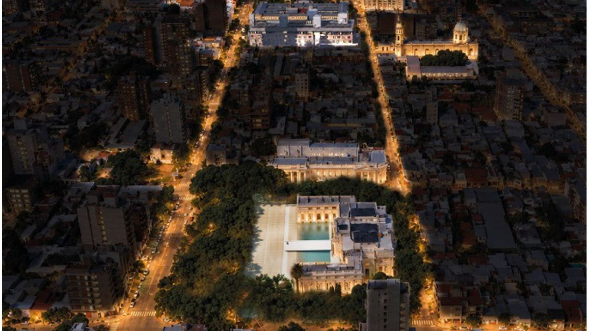 Plaza Italia: presentaron una nueva versión del proyecto ganador y el viernes la analizarán con las entidades que plantearon objeciones