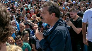 Sergio Massa estuvo en un acto en San Fernando donde defendió el sistema jubilatorio y criticó a las AFJP.