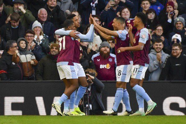 Aston Villa venció a Nottingham Forest y sigue cuarto Aston Villa venció a Nottingham Forest y sigue cuarto