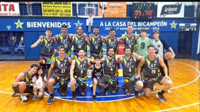 La categoría más 35 años de Catchalotes irá en busca de la gloria el domingo ante Ciclón. (Foto: Básquet Rosario)
