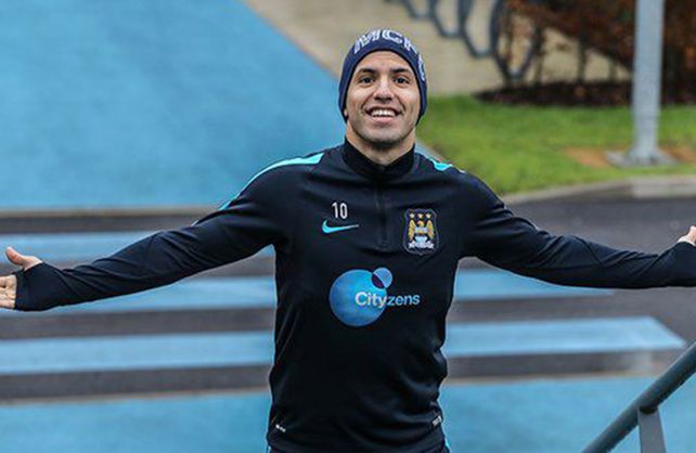 El Kun Ag&uuml;ero se sum&oacute; a los trabajos de Manchester City.&nbsp;