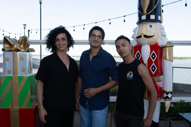 Ciro Caiazza, Augusto Oxandabarat e Ignacio Cáceres