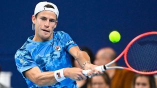 Diego Schwartzman, uno de los argentinos que perdió en la primera ronda del abierto de Hamburgo, Alemania