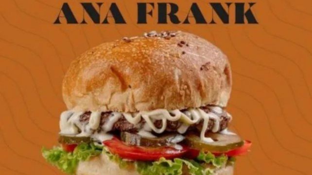 Polémica: un local de Rafaela vende hamburguesas Ana Frank con papas Adolf