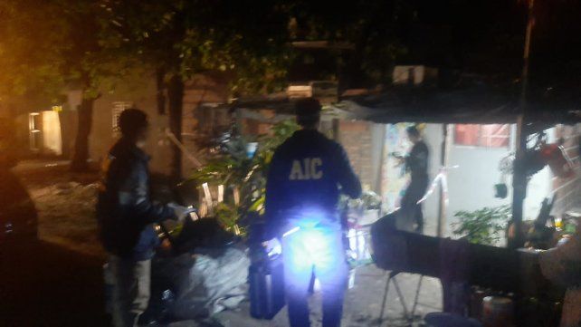 Personal policial trabaja en el lugar donde mataron a Jorge Maturano.&nbsp;