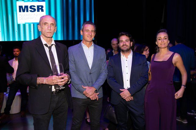 Dante Taparelli, Ciro Seisas, Sebastián y Cecilia Lamelas