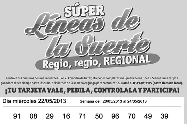 Diario UNO te invita a jugar a las Súper Líneas de la Suerte