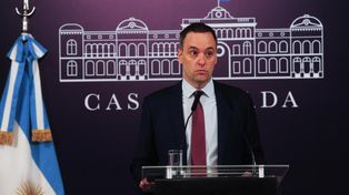 El vocero presidencial, Manuel Adorni.