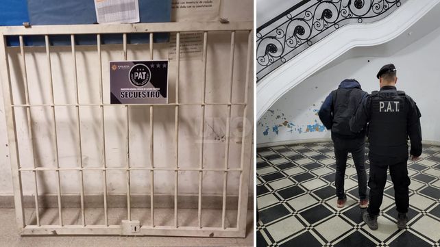 Se llevaba lo que estaba instalado contra la inseguridad y fue pescado infraganti