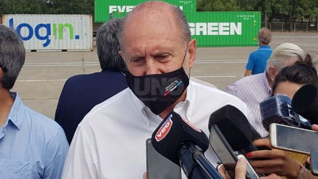 El gobernador Omar Perotti