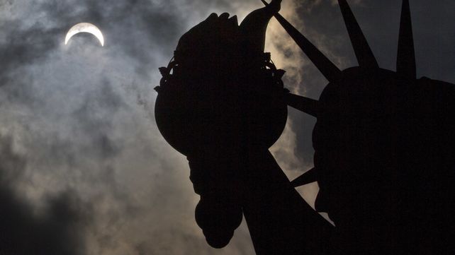 Así se vio el eclipse solar en Estados Unidos