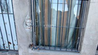 La vivienda asaltada en Perón y Pasaje Leiva en el norte de la ciudad&nbsp;
