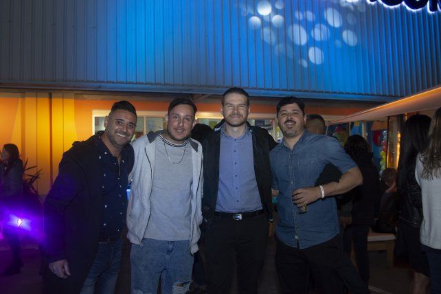 Martín Felip, Damián López, Rocio Sidler, Martín Galeano y Catalina Mansilla.