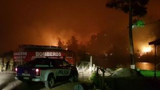Los incendios siguen activos en el valle de Traslasierra