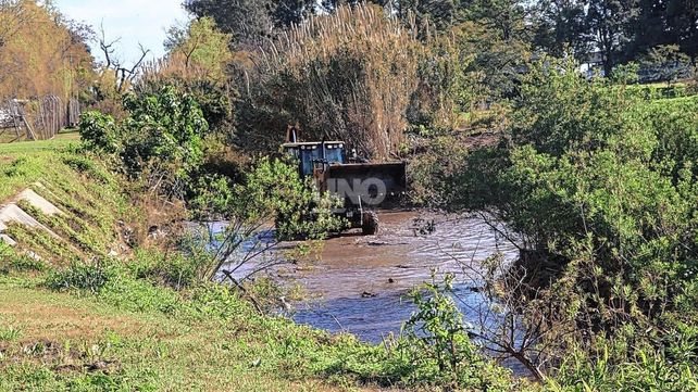 Prevención El Niño: los trabajos buscan recuperar la capacidad de drenaje ante la previsión de lluvias intensas.
