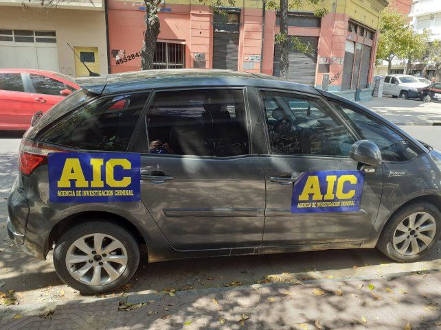 Uno de los vehículos secuestrados a los detenidos durante los operativos del lunes pasado.