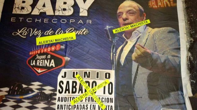 Cancelaron el show de Baby Etchecopar en Rosario por sus dichos misóginos