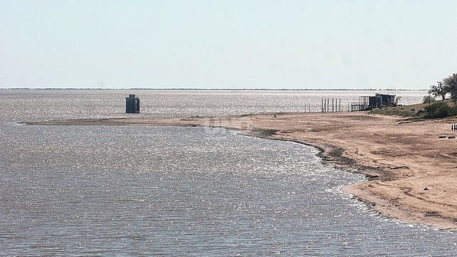 Bajante del rio Paraná