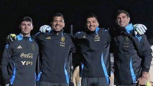 Agustín Chávez, el joven arquero de Unión, trabaja con la selección mayor