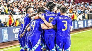 La Selección Argentina ganó tras un gran segundo tiempo.