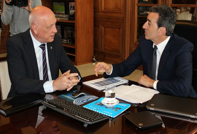 Bonfatti y Randazzo analizaron el avance de obras ferroviales que se realizan en la provincia