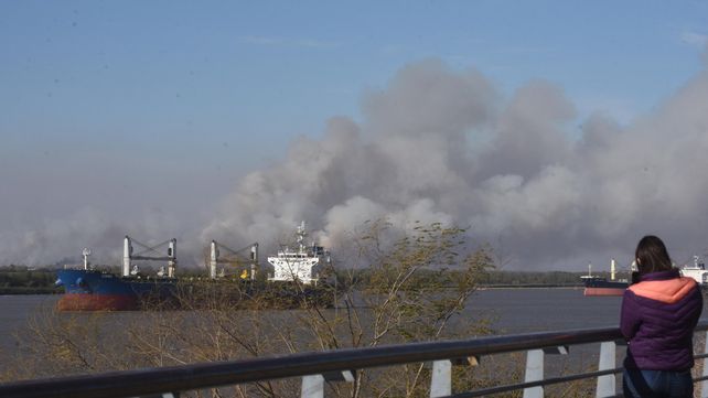 El humo afecta claramente la salud de los rosarinos.