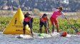 SUP: Santino y Juliette brillaron en la Laguna Setúbal y le dieron dos oros a Argentina