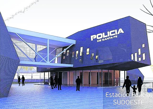 proyectada. La estación policial de Crespo al 4700