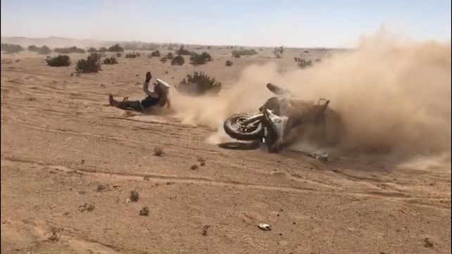 La dramática caída de Ben Young en el Dakar que preocupó al mundo