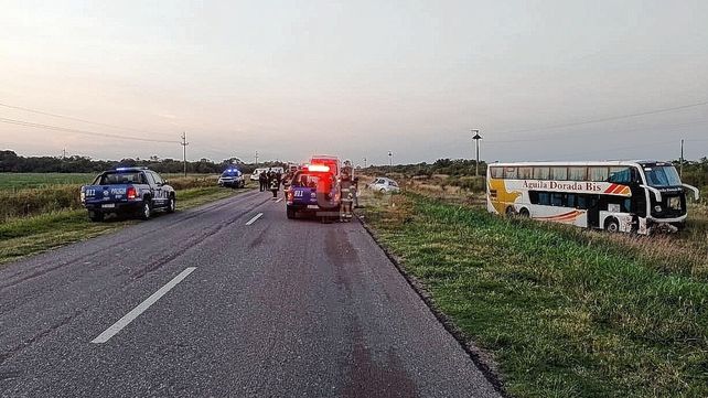 El lugar donde sucedió el siniestro fatal a la altura de la localidad de Vera