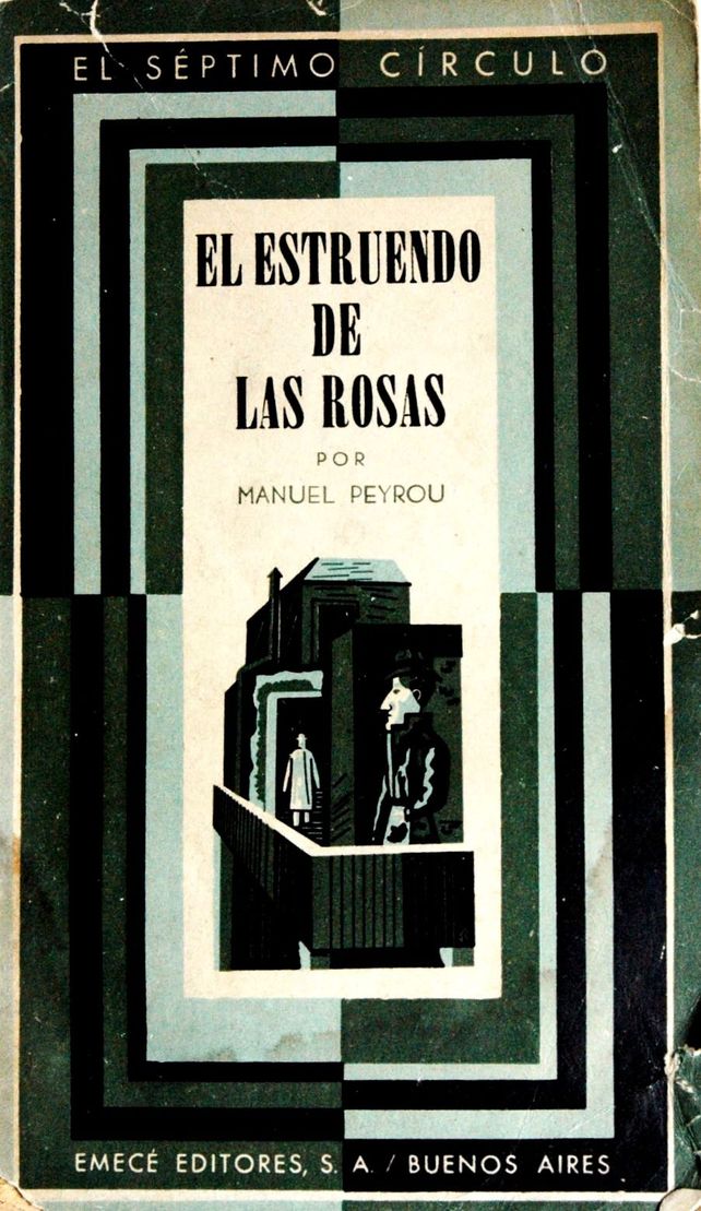 La portada de la legendaria edición de El estruendo de las rosas publicada por El Séptimo Círculo en 1948.