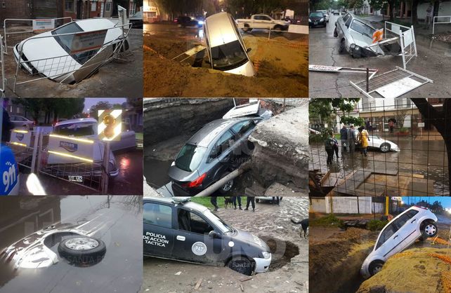 Imágenes de algunos siniestros viales desde 2014 hasta hoy en la ciudad.&nbsp;