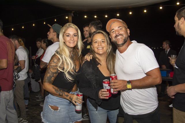 Berenice Roldán, Georgina Tessandori y Andrés D´angelo