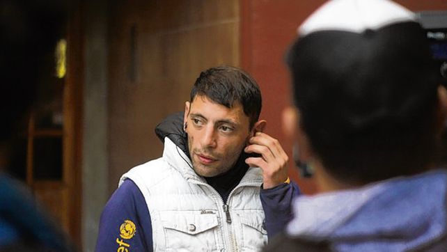 En el lugar.&nbsp; Un testigo