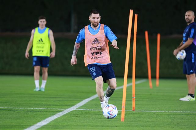 Lionel Messi. El astro rosarino se entrenó con normalidad en el penúltimo trabajo previo a la otra final de mañana