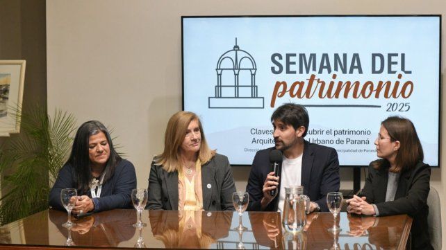 La Municipalidad de Paraná presentó este lunes la Semana del Patrimonio.&nbsp;