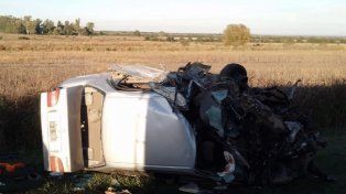 Un muerto en la ruta 39 al chocar un auto y un camión