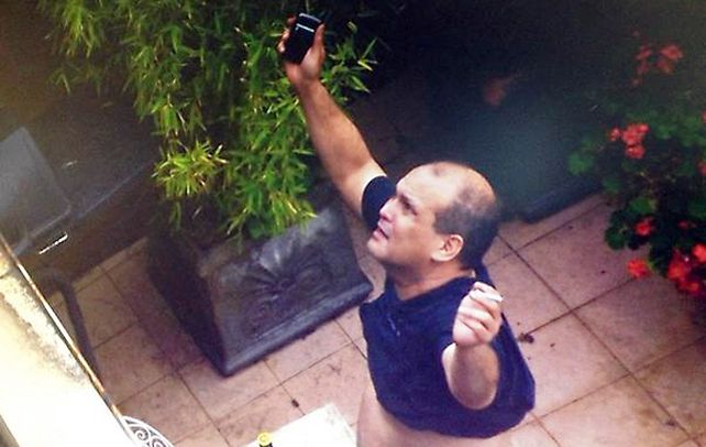 Foto del hombre que asustó a la zona de Las Cañitas