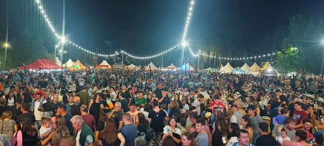 Roldán vivió una nueva edición de la Fiesta de Colectividades