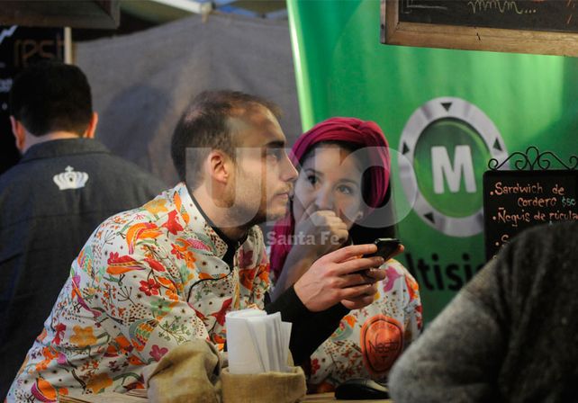 Convocante. Los santafesinos acompañaron la propuesta.