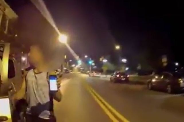 La policía de Estados Unidos pidió precaución al manejar.