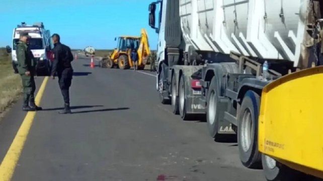 Falleció el operario que fue chocado por un camión en la ruta 14.