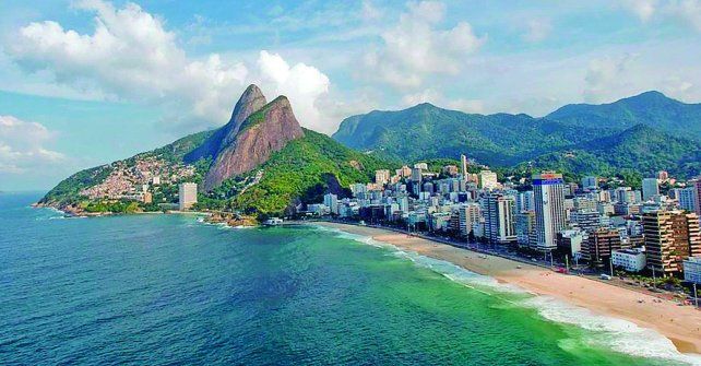 Vsta de la ciudad de Río de Janeiro en Brasil.