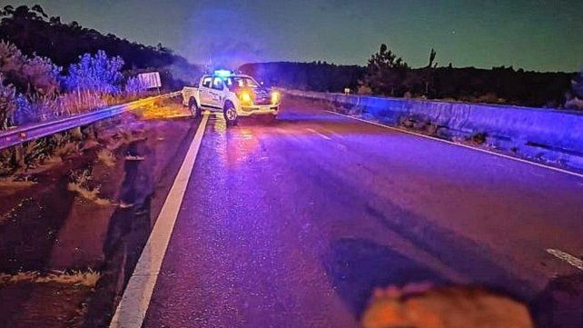 El accidente tuvo lugar a la altura del kilómetro 269 de la ruta 14 en la noche del domingo.