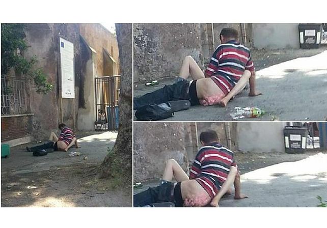 Sexo callejero y a plena luz del día en el corazón histórico de Roma